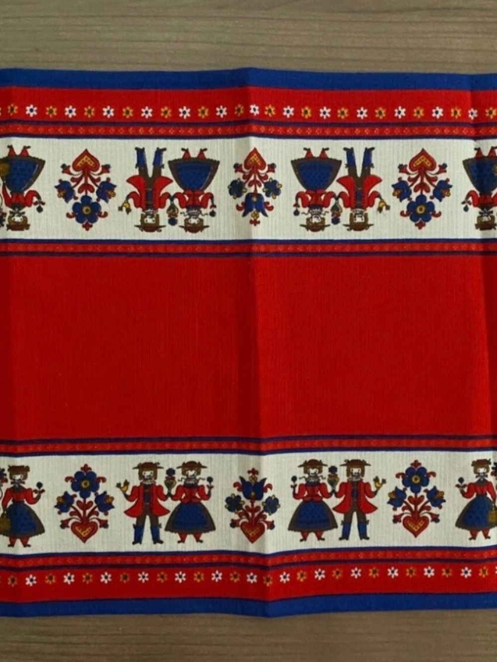 Vintage 1980s Kolf Folklore Place Mats and Napkins
